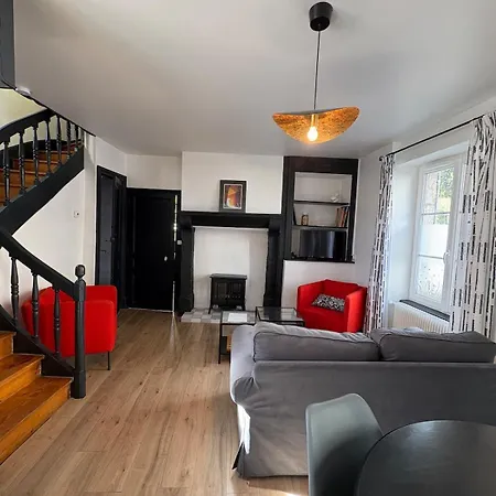 Semesterbostad Maison Cosy Et Moderne Avec Balcon Et Vue - 5 Pers *